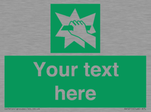 Custom Break Glass Sign